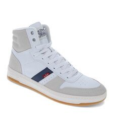 【送料無料】 リーバイス メンズ スニーカー シューズ Men's Drive High-top Lace Up Sneakers White Natural Vintage Indigo