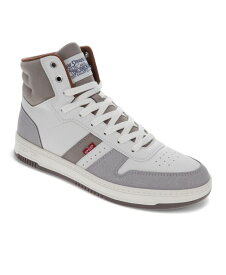 【送料無料】 リーバイス メンズ スニーカー シューズ Men's Drive High-top Lace Up Sneakers Winter White Cappuccino Mocha