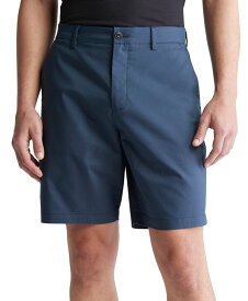 【送料無料】 カルバンクライン メンズ ハーフパンツ・ショーツ ボトムス Men's Refined Slim Fit 9" Shorts Ink