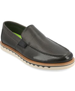 �o���X �����Y �V���[�Y �X���b�|���E���[�t�@�[ ���[�t�@�[ Vance Co. Men's Dallas Tru Comfort Foam Slip-On Loafers Gray �O���[