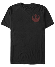 【送料無料】 フィフスサン メンズ Tシャツ トップス Star Wars Men's Rebels Pocket Badge Short Sleeve T-Shirt Black