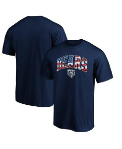 �t�@�i�e�B�N�X �����Y �g�b�v�X T�V���c ���S Fanatics Men's Navy Chicago Bears Banner Wave Logo T-shirt Navy �l�C�r�[