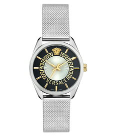 【送料無料】 ヴェルサーチ レディース 腕時計 アクセサリー Women's Swiss Stainless Steel Mesh Bracelet Watch 36mm Stainless