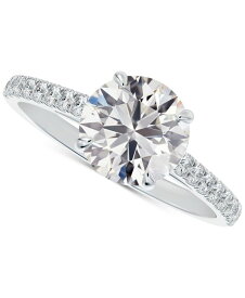 【送料無料】 フォーエバーマーク レディース リング アクセサリー Diamond Solitaire Round-Cut Pav&eacute; Engagement Ring (1 ct. t.w.) in 14k White Gold White Gold