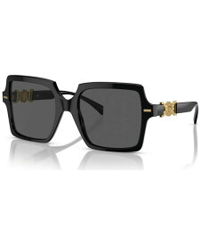 【送料無料】 ヴェルサーチ レディース サングラス・アイウェア アクセサリー Women's Sunglasses VE4441 Black