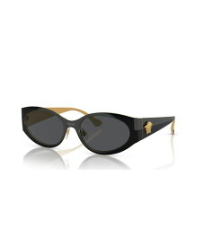 【送料無料】 ヴェルサーチ レディース サングラス・アイウェア アクセサリー Women's Sunglasses VE2263 Black