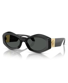 【送料無料】 ヴェルサーチ レディース サングラス・アイウェア アクセサリー Women's Sunglasses Ve4466U Black