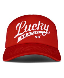 【送料無料】 ラッキーブランド レディース 帽子 アクセサリー Women's Print Trucker Cap Red