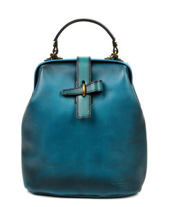 �I�[���h�g�����h ���f�B�[�X �o�b�O �o�b�N�p�b�N�E�����b�N�T�b�N ���U�[ OLD TREND Women's Genuine Leather Pamela Backpack Turquoise �^�[�R�C�Y