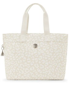 【送料無料】 キプリング レディース トートバッグ バッグ Colissa Extra-Large Tote Bag White Cheetah J