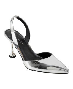 �}�[�N�t�B�b�V���[ ���f�B�[�X �V���[�Y �p���v�X Marc Fisher Women's Hadya Pointy Toe Stiletto Dress Pumps Silver - Manmade �V���o�[