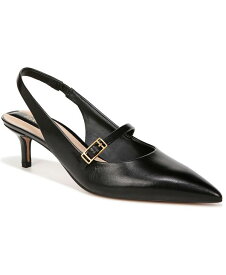 【送料無料】 フランコサルト レディース パンプス シューズ Khloe Pointed Toe Slingback Pumps Black Leather