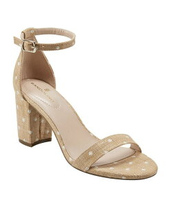 yz oh[m fB[X T_ V[Y Women's Armory Dress Sandals Natural White Polka Dot