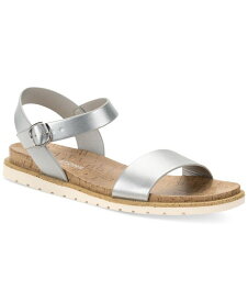 【送料無料】 サンストーン レディース サンダル シューズ Mattie Flat Sandals Silver