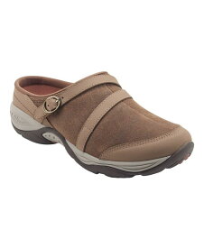 【送料無料】 イージースピリット レディース サンダル シューズ Women's Equinox Round Toe Slip-on Casual Mules Tan Suede