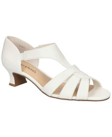【送料無料】 イージーストリート レディース サンダル シューズ Women's Essie Slip-On Dress Sandals White