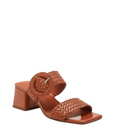 【送料無料】 ケイティ ペリー レディース サンダル シューズ Women's Gemm Woven Block Heel Sandals Ginger Biscuit