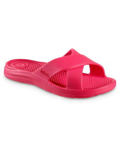 g[c fB[X V[Y T_ Totes Women's Molded Cross Slide Sandals with Everywear Azalea