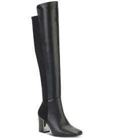 【送料無料】 ダナ キャラン ニューヨーク レディース ブーツ・レインブーツ シューズ Women's Cilli Square-Toe Knee-High Dress Boots Black