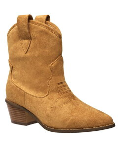 �t�����`�R�l�N�V���� ���f�B�[�X �V���[�Y �u�[�c�E���C���u�[�c French Connection Women's Carrire Cowboy Booties Cognac