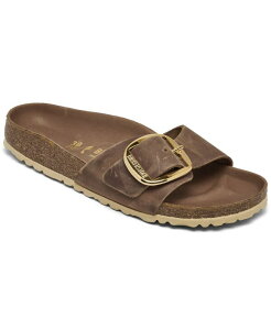 【送料無料】 ビルケンシュトック レディース サンダル シューズ Women's Madrid Big Buckle Sandals from Finish Line Beige