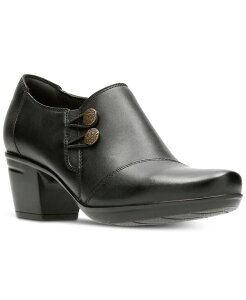 N[NX fB[X V[Y u[cECu[c U[ Clarks Collection Women's Emslie Warren Leather Shooties Black ubN