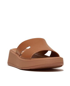 【送料無料】 フィットフロップ レディース サンダル シューズ Women's F-Mode Leather Flatform Fisherman Sandals Light Tan