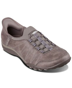 XPb`[Y fB[X V[Y Xj[J[ Skechers Women's Slip-Ins Breathe Easy Home-Body Slip-On Walking Sneakers from Finish Line Dark Taupe g[v