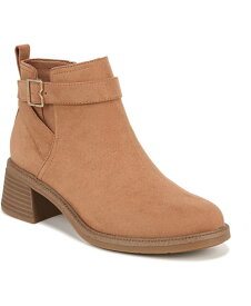 【送料無料】 ドクター・ショール レディース ブーツ・レインブーツ シューズ Women's Retrospect Booties Brown Microfiber