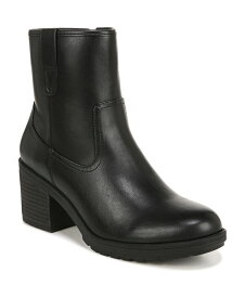 【送料無料】 ドクター・ショール レディース ブーツ・レインブーツ シューズ Women's Pearl Booties Black Faux Leather