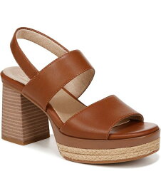 【送料無料】 ソウルニュトライザー レディース サンダル シューズ Holly Platform Sandals Mid Brown Faux Leather