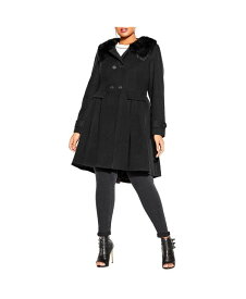 【送料無料】 シティーシック レディース ジャケット・ブルゾン アウター Plus Size Grandiose Coat Black