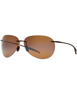 �}�E�C�W�� �����Y �A�N�Z�T���[ �T���O���X�E�A�C�E�F�A Maui Jim Polarized Sugar Beach Sunglasses 421 Brown/Bronze Mirror Polarized �u���E��