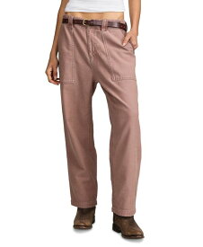 【送料無料】 ラッキーブランド レディース カジュアルパンツ ボトムス Women's Easy Utility-Pocket Mid-Rise Pants Brownie