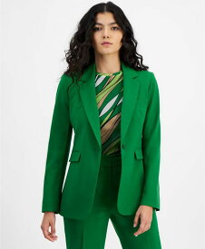 【送料無料】 バースリー レディース ジャケット・ブルゾン アウター Women's Notched-Collar Single-Button Jacket Green Chili