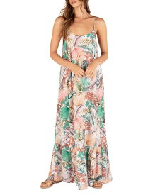 【送料無料】 ハーレー レディース ワンピース トップス Juniors' Palmetto Sunset Tiered Maxi Dress Print