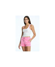 【送料無料】 ジューシークチュール レディース シャツ トップス Women's I Do Couture Graphic Basic Fitted Cropped Tank Cream Soda