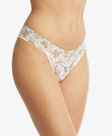 【送料無料】 ハンキーパンキー レディース パンツ アンダーウェア Low-Rise Printed Lace Thong PR4911 Forever Gold