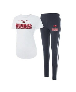 �R���Z�v�c �X�|�[�c ���f�B�[�X �g�b�v�X T�V���c ���M���X Concepts Sport Women's White Charcoal Tampa Bay Buccaneers Sonata T-shirt and Leggings Set White Charcoal �z���C�g