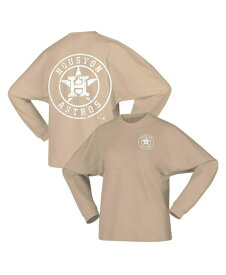 【送料無料】 ファナティクス レディース パーカー・スウェット アウター Women's Tan Houston Astros Branded Fleece Pullover Sweatshirt Tan