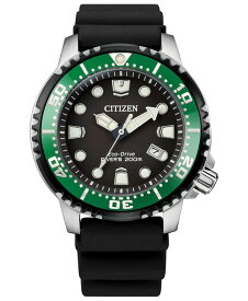 【送料無料】 シチズン メンズ 腕時計 アクセサリー Eco-Drive Men's Promaster Diver Black Strap Watch 44mm Black