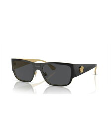【送料無料】 ヴェルサーチ メンズ サングラス・アイウェア アクセサリー Men's Sunglasses VE2262 Black