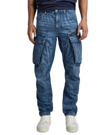 【送料無料】 ジースター メンズ カジュアルパンツ カーゴパンツ ボトムス Men's Regular-Fit Cargo Pants Faded Cliffside Blue