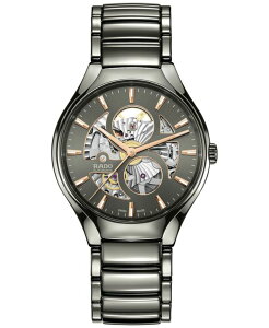 h Y ANZT[ rv Rado Unisex Swiss Automatic True Gray Plasma Titanium Bracelet Watch 40mm No Color O[