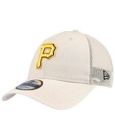 【送料無料】 ニューエラ メンズ 帽子 アクセサリー Men's Stone Pittsburgh Pirates Game Day 9TWENTY Adjustable Trucker Hat Stone