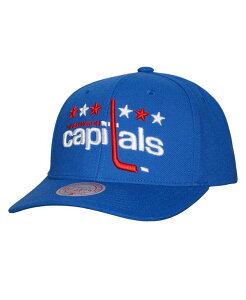 �~�b�`�F��&�l�X �����Y �A�N�Z�T���[ �X�q �L���b�v Mitchell & Ness Men's Blue Washington Capitals Team Ground Pro Adjustable Hat Blue �u���[