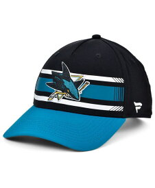 【送料無料】 オーセンティック エヌ エイチ エル ヘッドウェア メンズ 帽子 アクセサリー San Jose Sharks Iconic Alpha Adjustable Cap Teal/Black