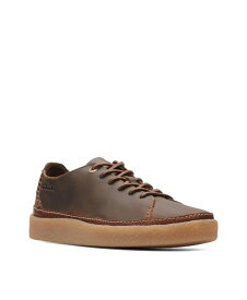 【送料無料】 クラークス メンズ スニーカー シューズ Men's Collection Oakpark Leather Low Top Casual Shoes Beeswax Leather