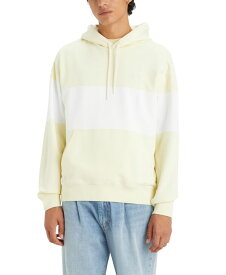 【送料無料】 リーバイス メンズ パーカー・スウェット フーディー アウター Men's Relaxed-Fit Drawstring Stripe Hoodie Comber Pea