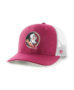 47 �u�����h �����Y �A�N�Z�T���[ �X�q '47 Brand Men's Garnet Florida State Seminoles Trucker Adjustable Hat Garnet